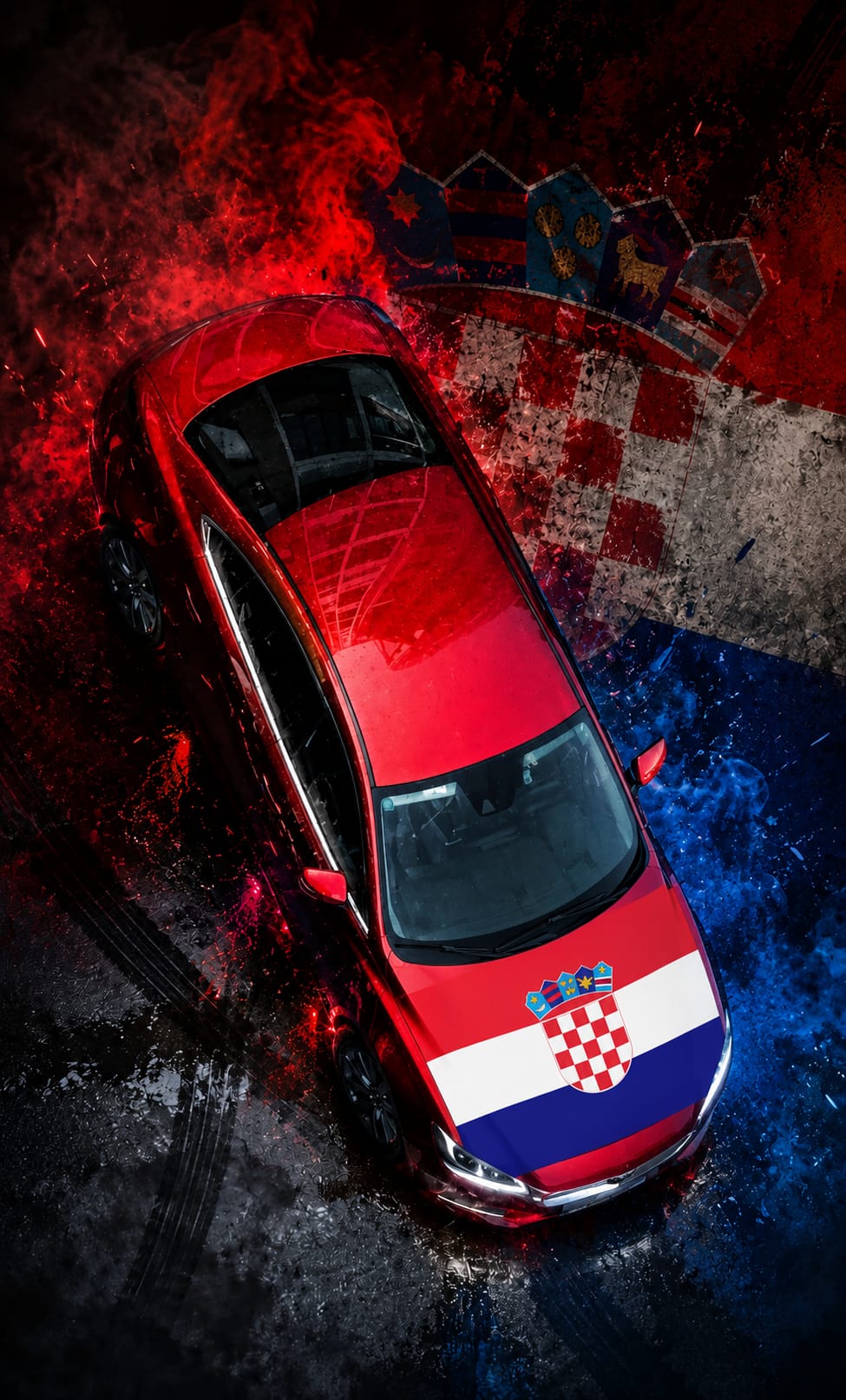 NAVIJAČKI HOOD COVER ZA AUTO