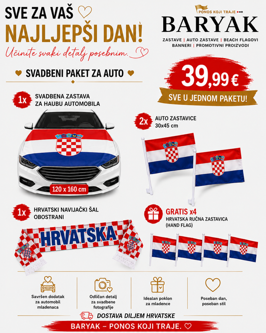 💍 SVADBENI PAKET ZA AUTO