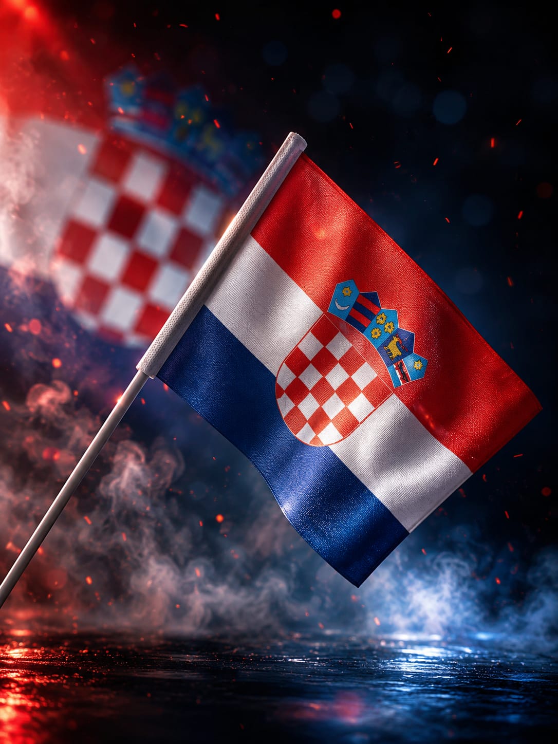 HRVATSKA RUČNA ZASTAVICA